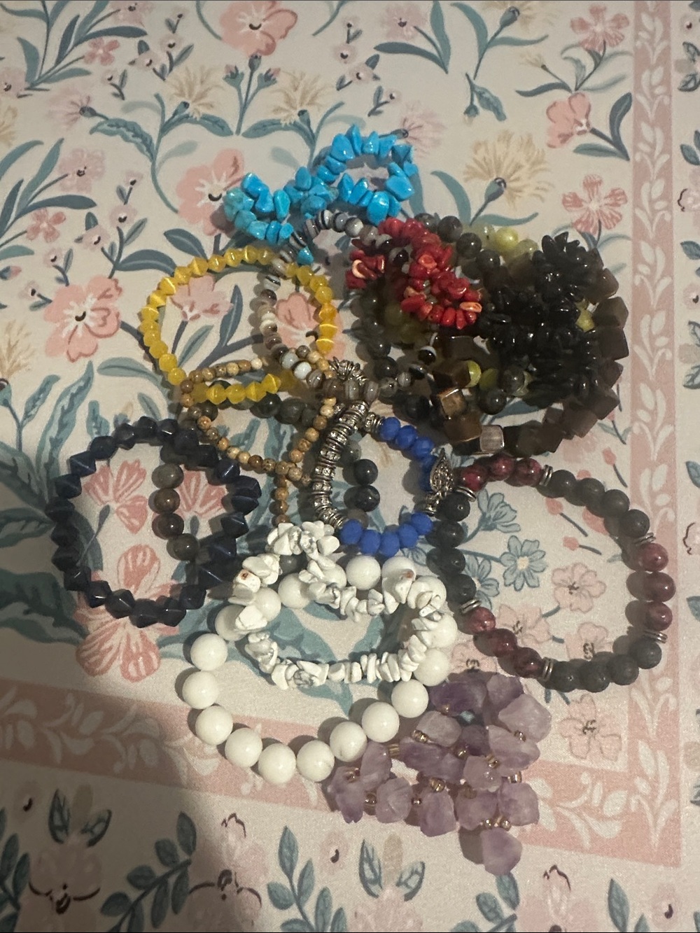 Colorful Beaded Bracelet Bundle
